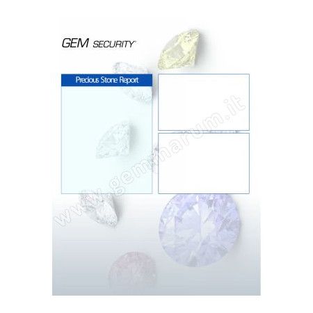 Colored Stones Certificate