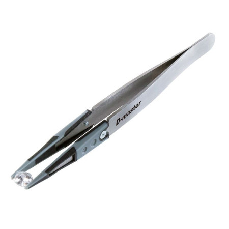 Pinzetta gommata leggera D-Master Pinzetta per diamanti Pinzetta per pietre preziose