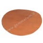 Hard leather polishing disc