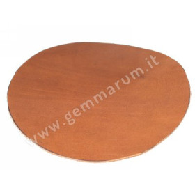 Hard leather polishing disc