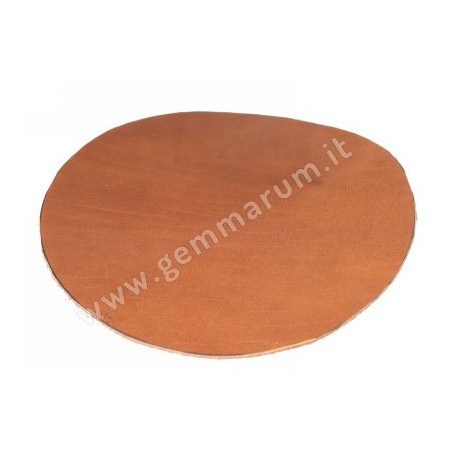 Hard leather polishing disc