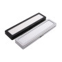 Edelsteindose 20X5x1.5 cm - matte schwarze Farbe