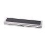 Edelsteindose 20X5x1.5 cm - matte silberne Farbe