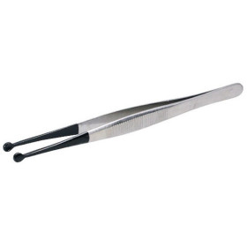 Perlen Pinzette Juwelierpinzette mit gummierter Spitze