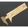 Mini brass gauge