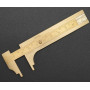 Mini brass gauge for gemstone 80mm