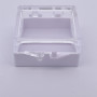 Edelsteindose 3x3x1.6 cm Weiß