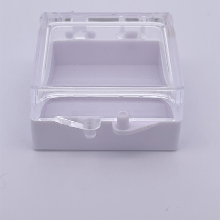 Edelsteindose 3x3x1.6 cm Weiß