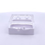 Edelsteindose 3x3x1.6 cm Weiß
