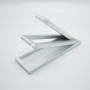 LAMPADA A LUCE NORDICA TASCABILE - silver