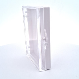 Scatolina bianca porta pietre Gel 7.5x7.5 x1.5 cm
