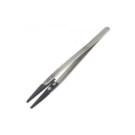 gem tweezers with rubber tip