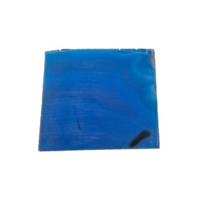 blaue Achat-Platte