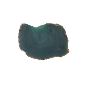 Green agate slab