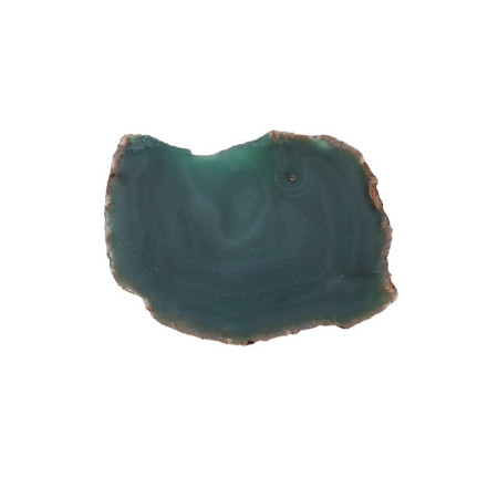 Green agate slab