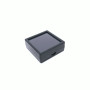 GLASDECKELDOSE 4X4 SCHWARZ