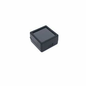 scatolina nera porta pietre in plastica e vetro 30x30x15 mm