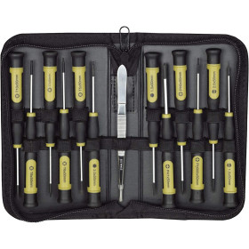 MICRO-Driver with zipper case, 13-piece