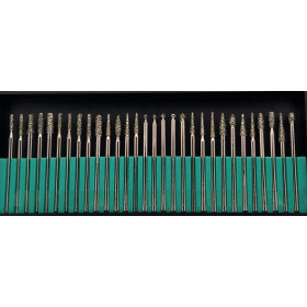 Diamond Carving Point Set-30  Ø up to 3.2 mm