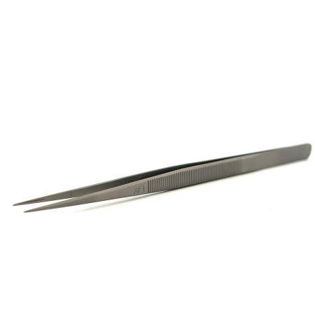 PINZETTA INOX CON SCANALATURA 1 pz
