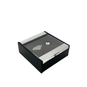 DISPLAY BOX for gemstones - square 55x55x20mm