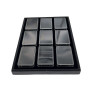 TRAY FOR DISPLAY BOXES - black