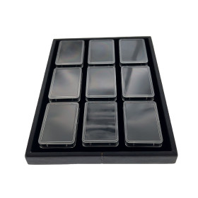 TRAY FOR DISPLAY BOXES - black