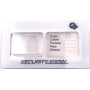 Sicherheitssiegel für Edeltsteine - Starter Kit 10 - weiß 75x40mm