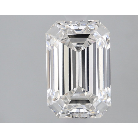 DIAMANTE SINTETICO TAGLIO SMERALDO F 2.02 ct
