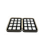 Tray with 24 boxes 4x4 - white