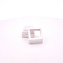 DISPLAY BOX 2X2 WHITE for gemstones