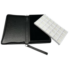 ETUI FÜR EDELSTEINE mit 28 Dosen 3x3