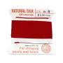 Red coral silk thread Griffin No. 8