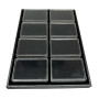 TRAY FOR DISPLAY BOXES - black