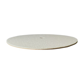 Adhesive polishing felt pad - 1/2" arbor hole