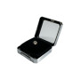 Shiny Silver box 4X4x1.5 cm