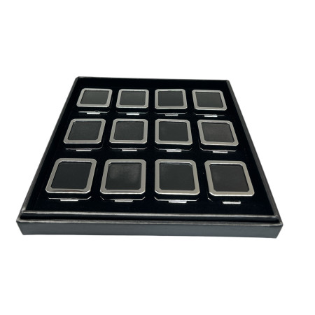 Etui mit 12 MetallDosen - Shiny Silver