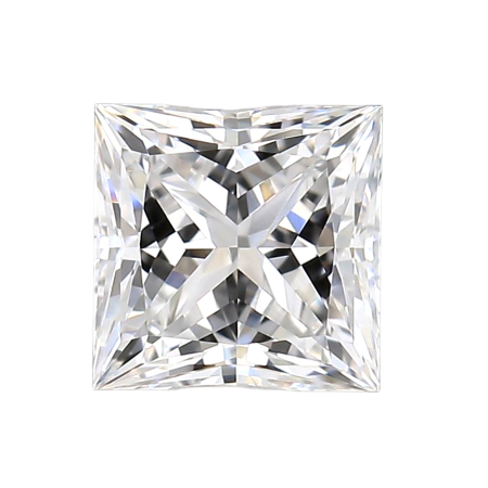CVD PRINCESS CUT F VVS2 1.59 cts