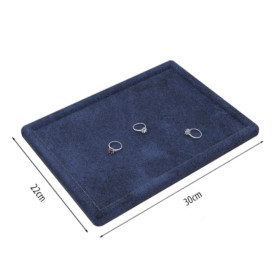 Velvet Ring Display Tray – 30 × 22 cm