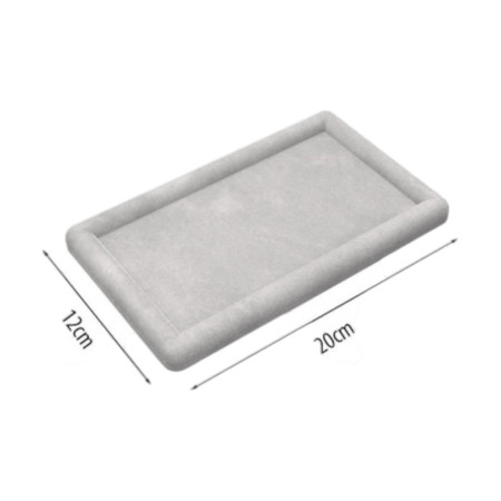 Velvet Ring Display Tray – 20 × 12 cm