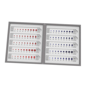 Edelsteine-Größen- und Form-Set - Rubine und Saphier Auswahlset