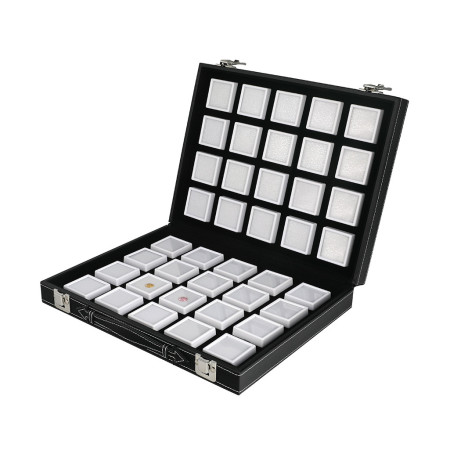 Set Completo per Esposizione pietre- 40 scatoline bianche