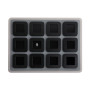 Deluxe Diamond Boxes in a Luxury Tray Set - 12 black boxes