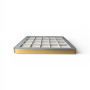 Espositore Premium con Cornice Dorata-Grigio
