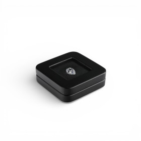 Wooden gemstone display box  66 × 66 × 25 mm