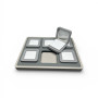 Large Deluxe Wooden Diamond Display Box Tray set - 6 grey boxes