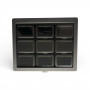 Diamond Boxes in a Luxurious Lockable Case with viewing window - black