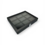 Diamond Boxes in a Luxurious Lockable Case with viewing window - black