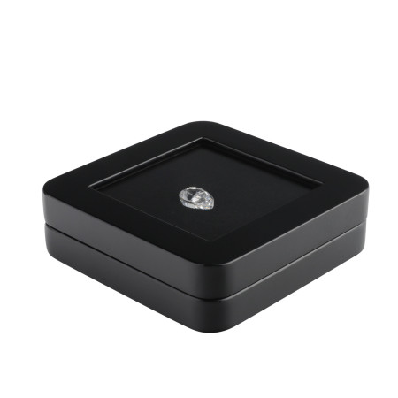Edelstein-Präsentationsbox aus Holz 88 ×88 × 25 mm