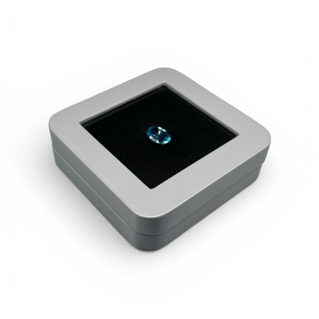 Wooden gemstone display box  88 ×88 × 25 mm